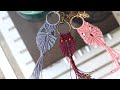 Macrame owl keyring diy tutorial/부엉이키링 만들기