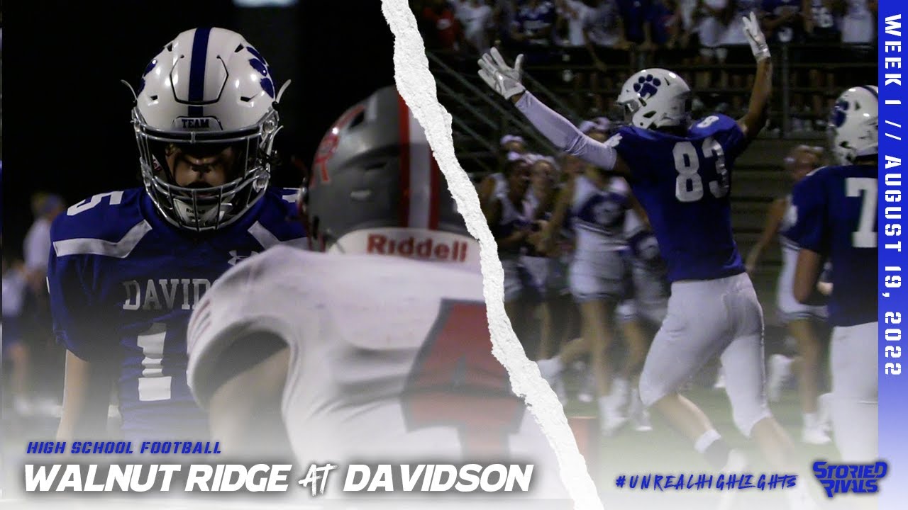 Davidson scores 37 STRAIGHT to drop Walnut Ridge 🏈