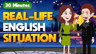 30 minutes Practice English with Real life situation | Improve English everyday