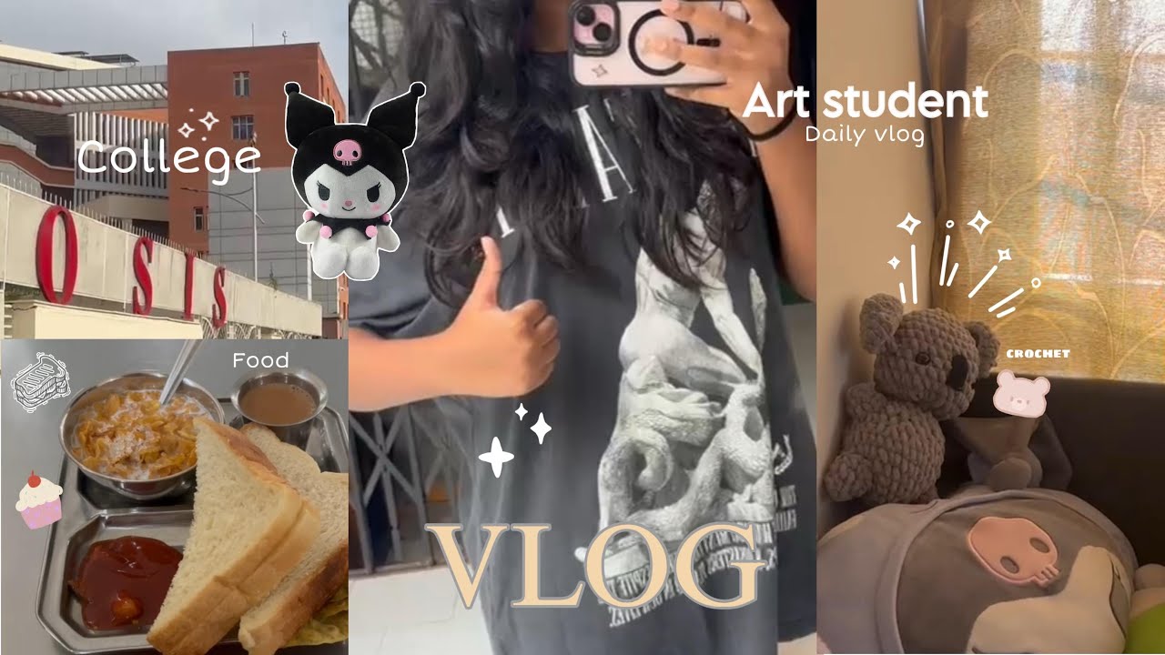 ✨ life as an art student at SID 🎨 | Symbiosis Pune vlog 📷 | Hostel life 🏚️