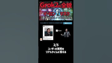 Grok 2の全貌！イーロン・マスクの新AIアシスタントが8月に登場｜驚きの機能｜AI News（7月2日）　2/5　#Grok2 #新AIアシスタント #驚きの機能 #AINews #AI技術