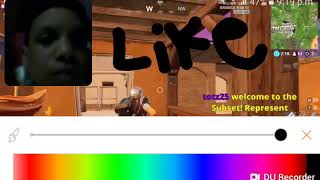 Gameplay Fortnite + Song Taki Taki