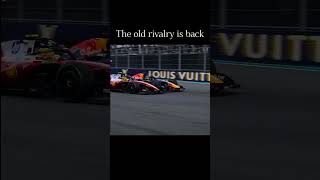 The old rivalry is back🥶.#f1#shorts#racing#automobile #maxverstappen #lewishamilton