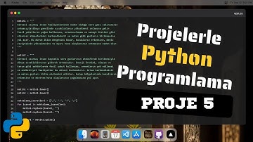 Projelerle Python Programlama | Proje 5 - Metin Benzerlik Testi