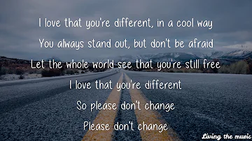 Different - James TW (lyrics)