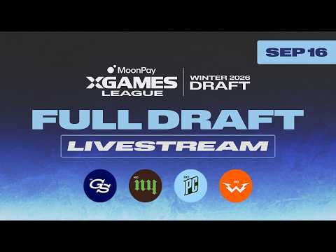 MoonPay X Games League Winter Draft 2026 | FULL LIVESTREAM