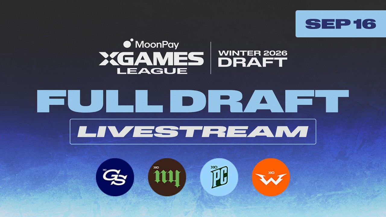 MoonPay X Games League Winter Draft 2026 | FULL LIVESTREAM