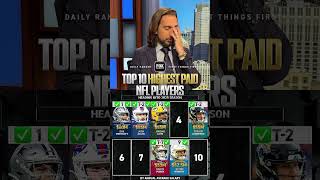 Nick vs. Danny: Who can name the top 10 highest paid NFL players? 🤔 #bts #nfl