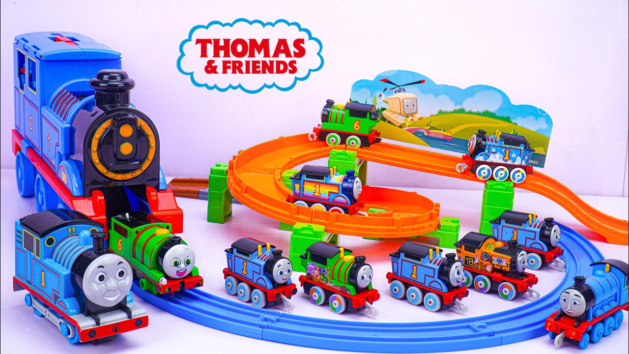 🚂💙 Thomas & Friends Track Toys Collection ASMR | Spin-Around Mountain Playset🚂🌈Magical Journey Begin