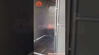 K8.0 Extended Coverage Horizontal Sidewall Sprinkler | Full Fire Test