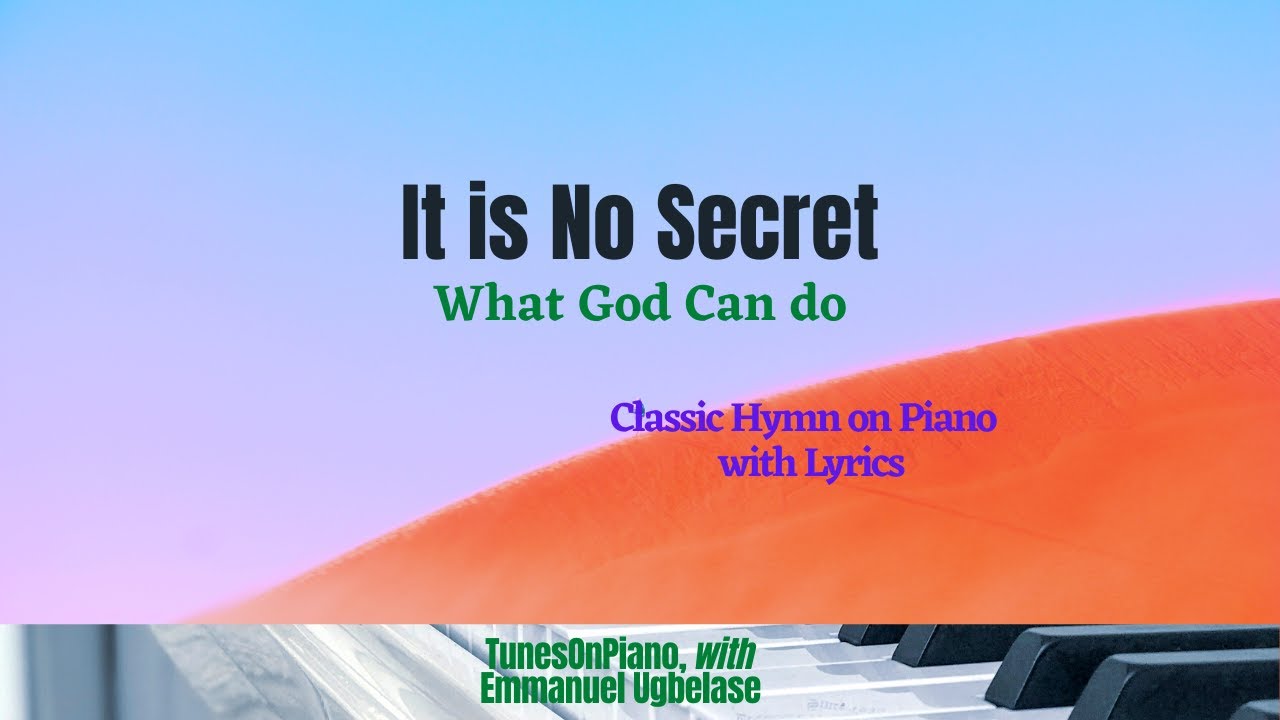 It Is No Secret Piano Instrumental With Lyrics YouTube It is no secret piano instrumental with lyrics youtube