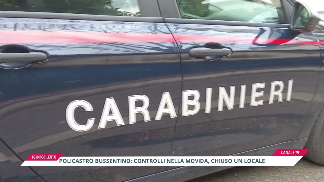 Policastro Bussentino: controlli nella movida, chiuso un locale