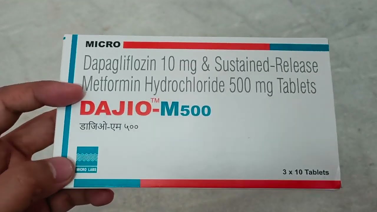 Dajio | Dapagliflozin & Metformin Tablets Uses In Hindi | DAJIO M 500 Tablet Uses In Hindi