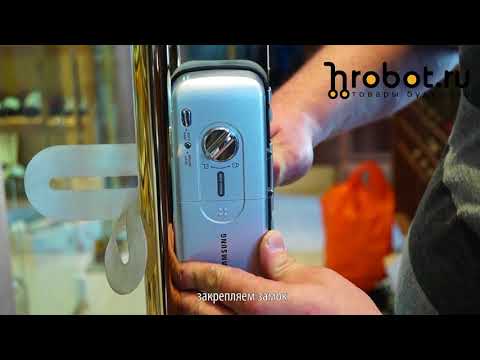 Встановлення замка на скляні двері, видео 1