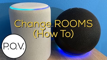 Change Rooms Echo Alexa Amazon (not location)