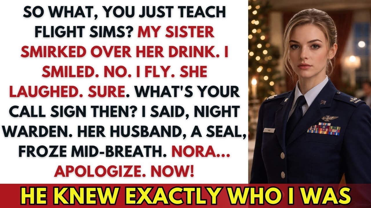 My Sister Mocked Me at the Christmas Dinner – Then Her Husband Asked About My Call Sign