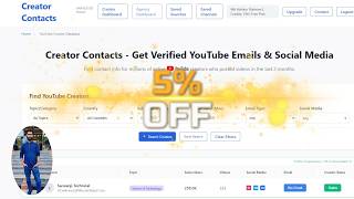 I Found Any YouTuber’s Email in 10 Seconds – Here’s How (Creator Contacts Review) 5% Off