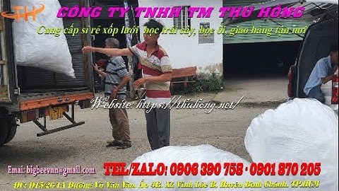 Giao xốp lưới bọc trái cây màu trắng 16cm cho khách Hóc Môn