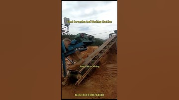 Screw Sand Screening and Screening Machine how to work #ScrewSandScreeningandScreeningMachine