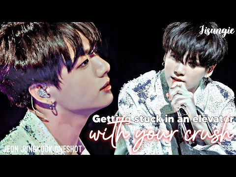 Jungkook FF oneshot - ᴳᵉᵗᵗⁱⁿᵍ ˢᵗᵘᶜᵏ ⁱⁿ ᵃⁿ ᵉˡᵉᵛᵃᵗᵒʳ ʷⁱᵗʰ ʸᵒᵘʳ ᶜʳᵘˢʰ
