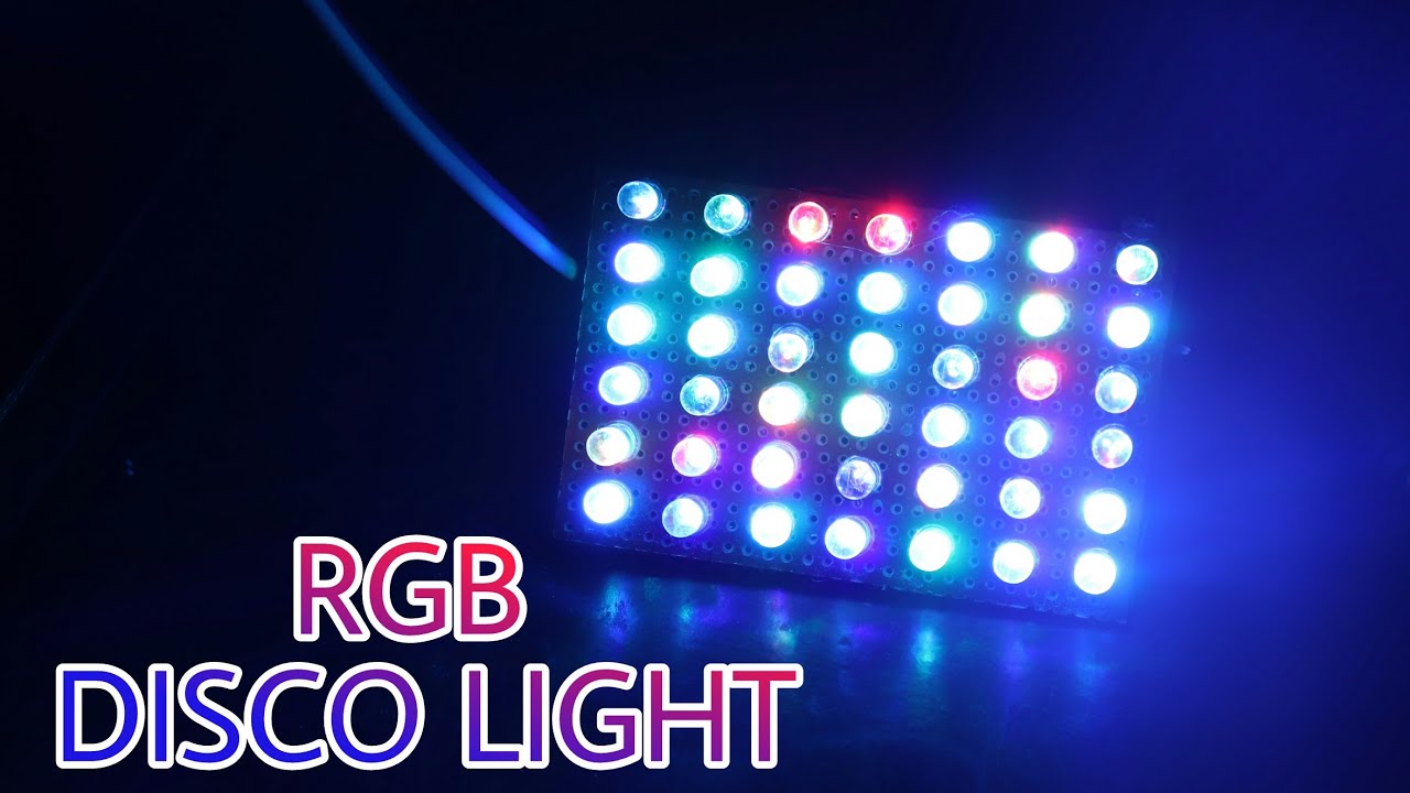 How to make Disco Light  DJ light at home 