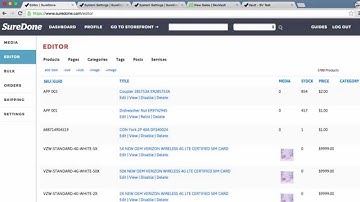 SkuVault integration with SureDone