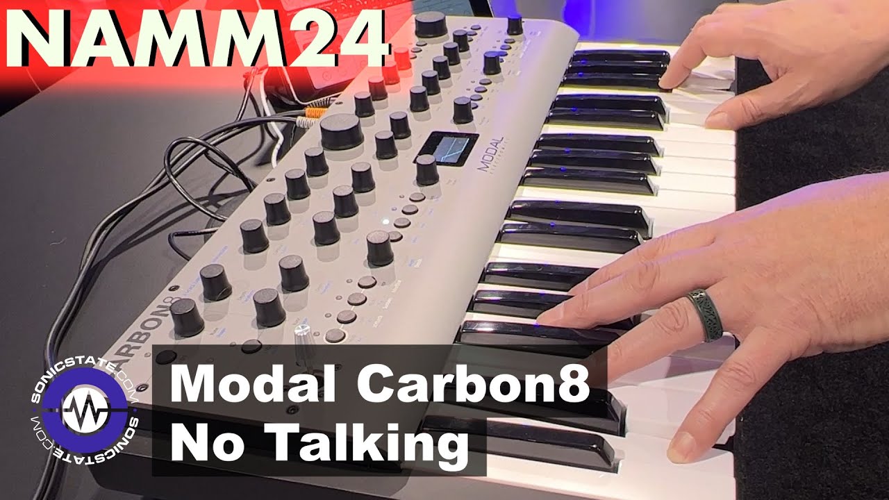 NAMM 2024: Modal Carbon8 Sounds Only - YouTube