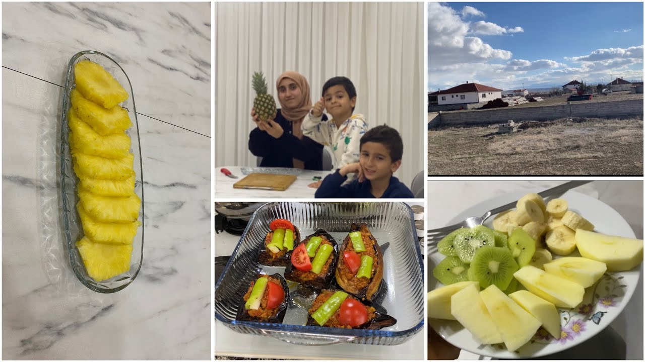 İLK KEZ ANANAS DENEDİK🍍BEĞENDİK Mİ ⁉️ORUÇTA AĞIR HASTALIĞA YAKALANDIK🥲