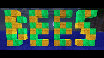 Beekeeping minecraft tutorial: Basic bee breeding!