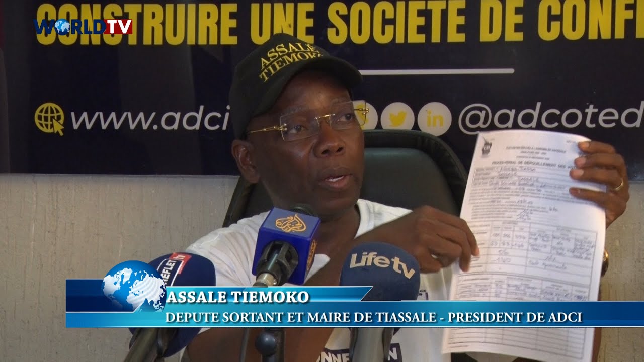 Côte d'Ivoire - Législatives 2025 à Tiassalé : Assalé Tiémoko conteste les résultats provisoires