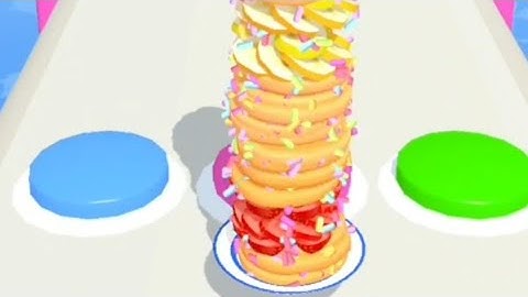 Pancake run ! Satisfying video All level gameplay,  Android ios