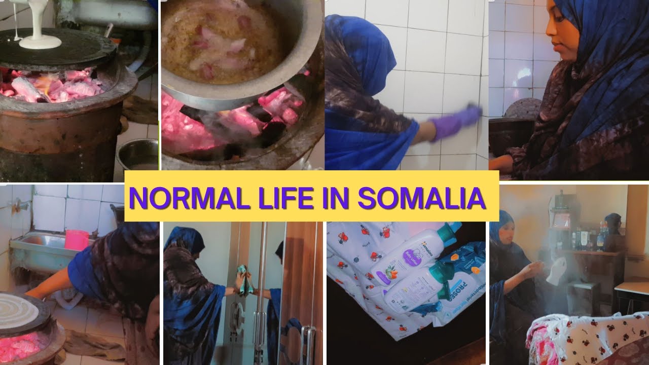 DAILY ROUTINE.👩‍👧‍👦👩‍👦 NOLOSHA CAADIGA AH EE SOOMAALIYA..🇸🇴..