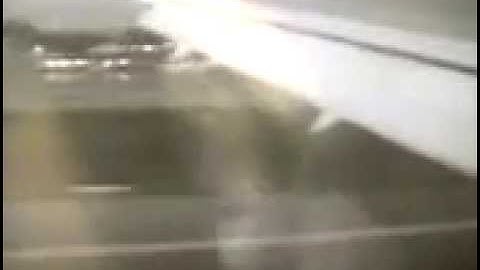 Plane Overruns Overshoots Skids off Runway Inside Aircraft Crash Landing Passengers use Escape Slide