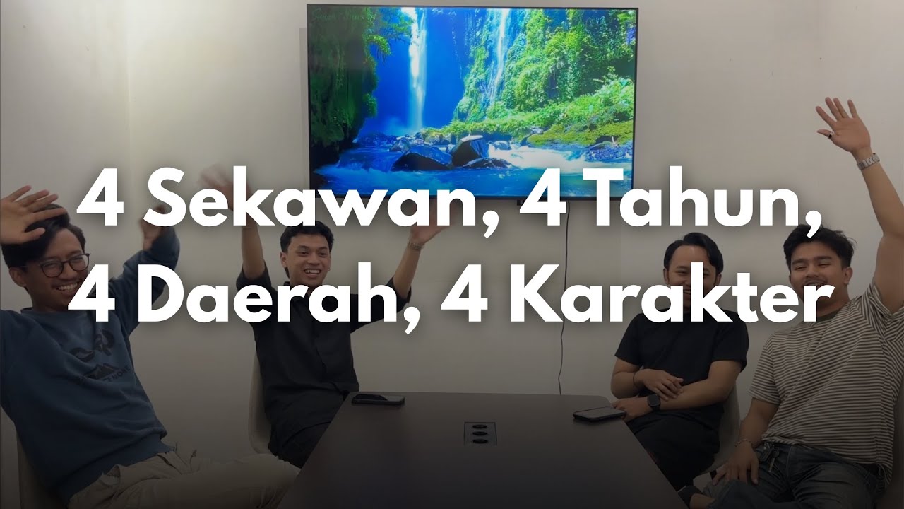 4 Sekawan, 4 Tahun,  4 Daerah, 4 Karakter