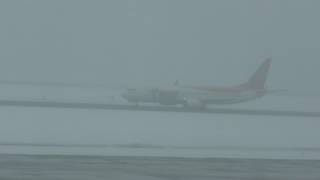 札幌新千歲機場大風雪