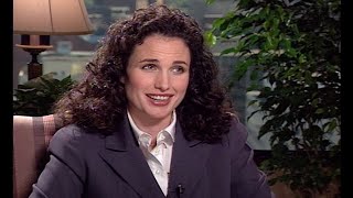 Rewind: Andie MacDowell on her name, movie sequels & more (1995)