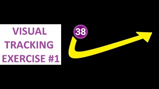 VISUAL TRACKING EXERCISE | How to improve your eyesight [Training #1]