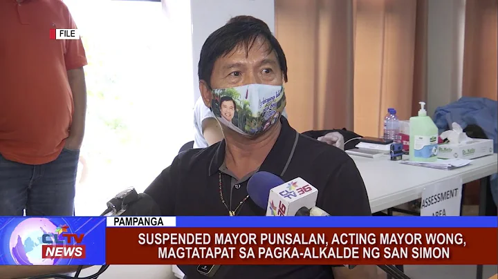 Suspended Mayor Punsalan, Acting Mayor Wong, magtatapat sa pagka-alkalde ng San Simon