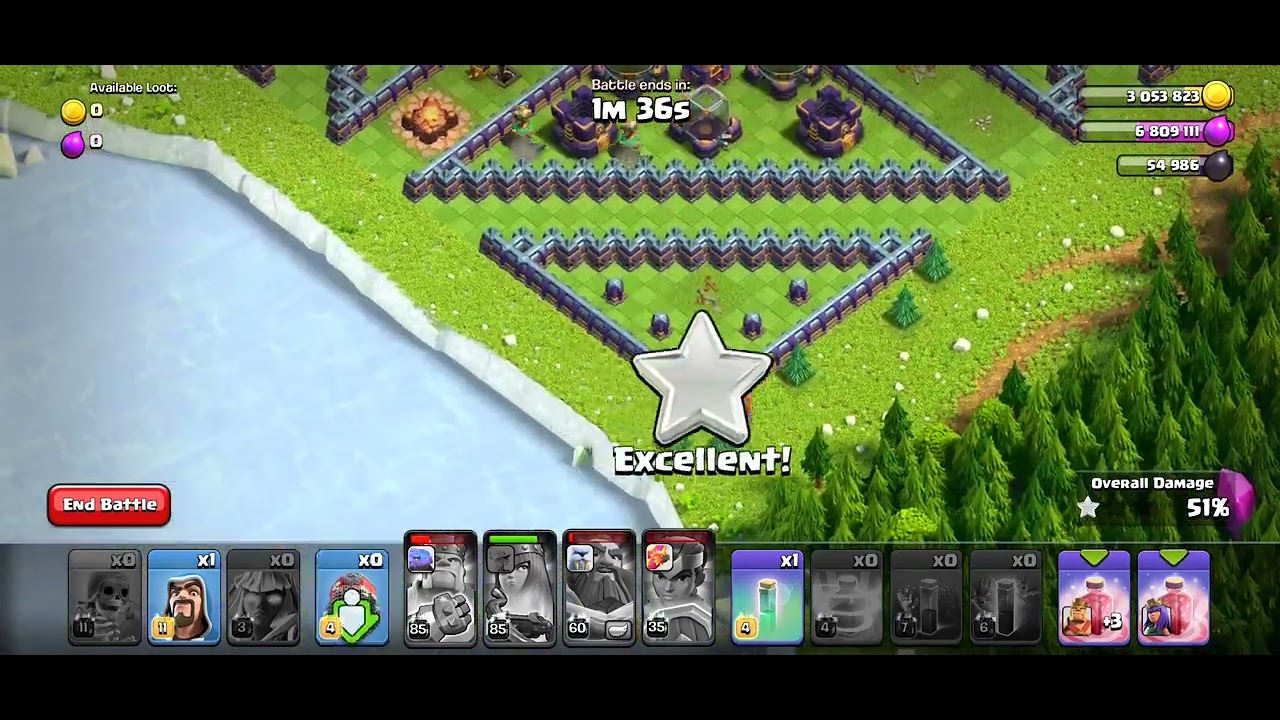 new coc event (epic magic challange)3 star...in easy way..