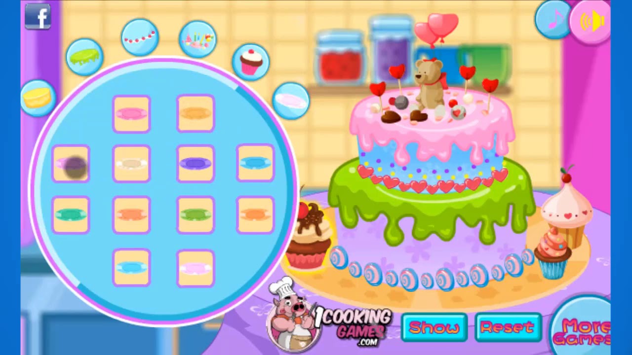 Cooking Games - Cooking Celebration Cake - Cooking Ginger Biscuits ...