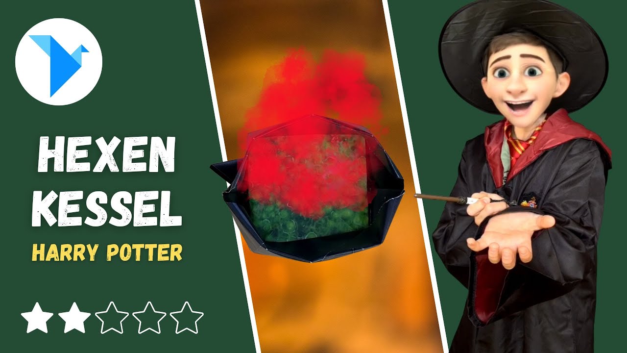 Harry Potter Origami Hexenkessel / Cauldron