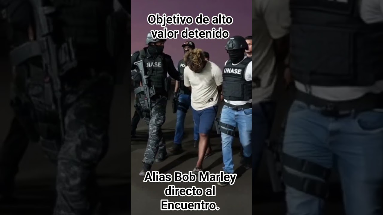 ALIAS BOB MARLEY LIDER DE GAO CHONE KILLER DIRECTO A LA CÁRCEL DEL ENCUENTRO