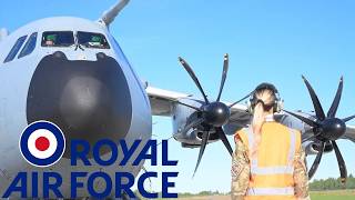 Royal Air Force A400M Atlas Transport Aircraft in Alaska