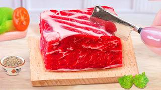 Daily Food Ideas 🍖🧅 Beef Steak With Spaghetti Noodle in Soft Baking screenshot 4