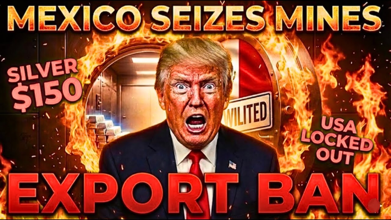 THEY DUMPED SILVER: Mexico Just Seized All Silver Mines, The $150 Spike & The End of Cheap Tech