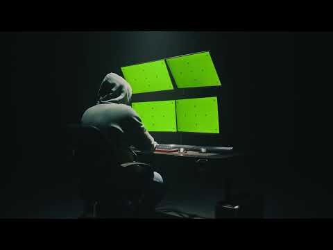 Hacker | Green Screen | Screens | Computer | Free Stock Video Footage 4K [ No Copyright ]
