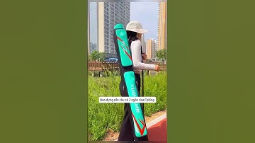 Bao đựng cần câu cá 2 ngăn rice Fishing #cauca #docauca #fishing