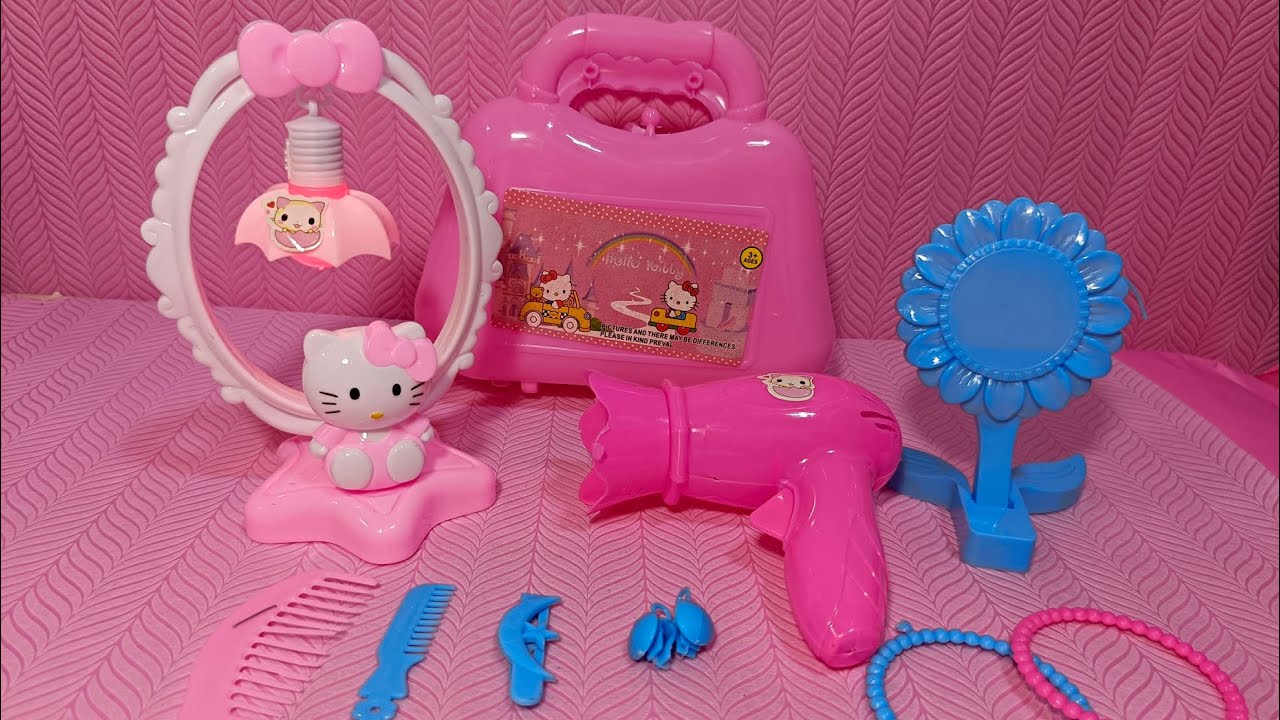 8 Minutes Satisfying with unboxing cute pink hello kitty and Girl classic ASMR |Review Toys