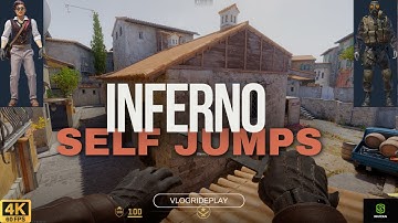 Inferno cs2 all self jumps 2025 | self boost | self jump | balcony jump | no binds #cs2 #inferno