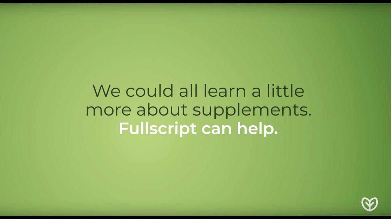 What Do You Know About Supplements? | Learn More With Fullscript - YouTube